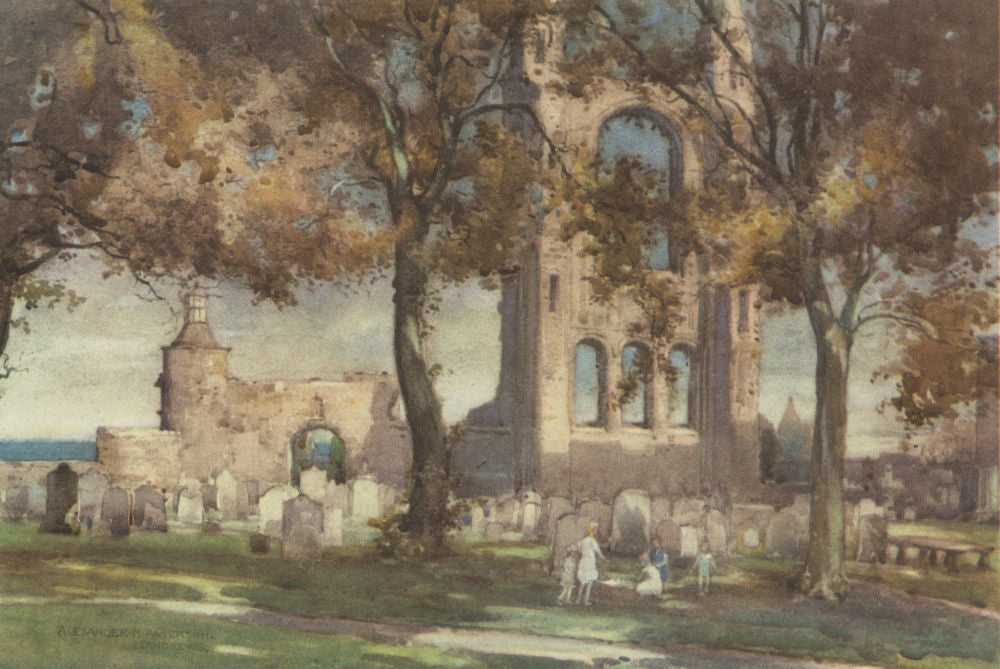 ST. ANDREWS. The Cathedral. Fife. Scotland. By Alexander N. Paterson 1952